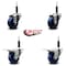 Service Caster 3'' Solid Poly Swivel 3/4'' Expanding Stem Caster Set 2 Total Lock Brakes, 4PK SCC-EXTTL20S314-SPUS-2-S-2-34 - alternate 5
